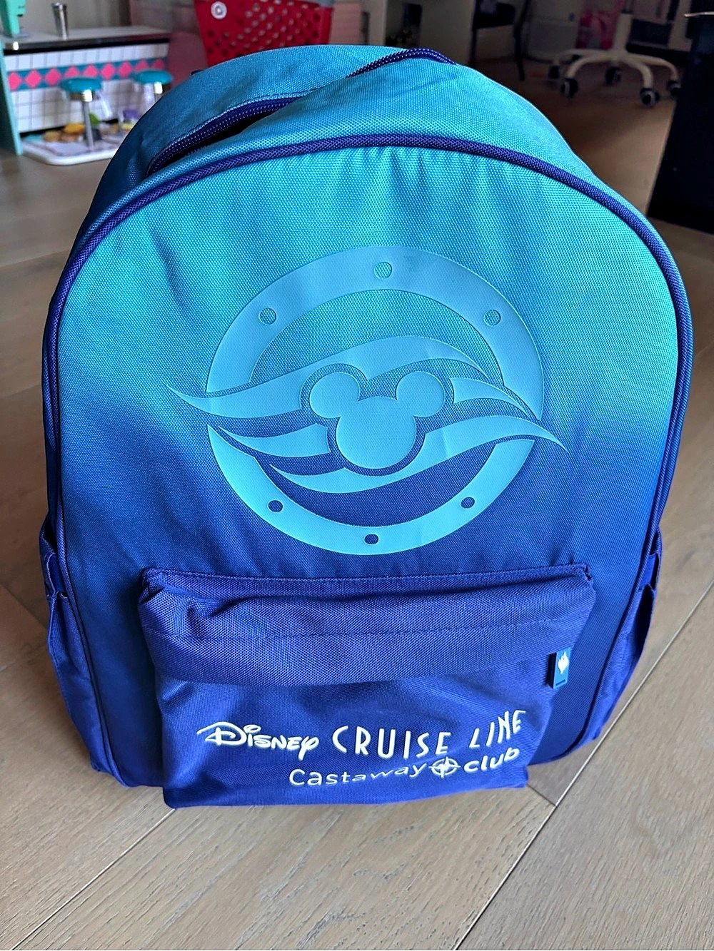 Disney Cruise Line Castaway Cay Blue Backpack NWT